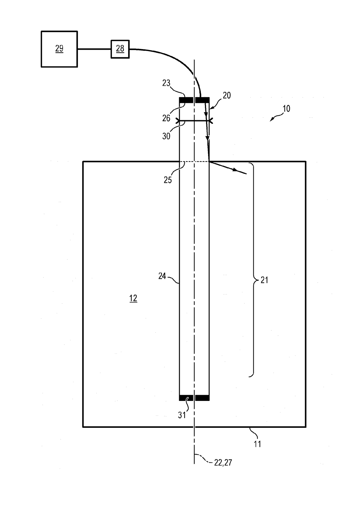 Light injector element