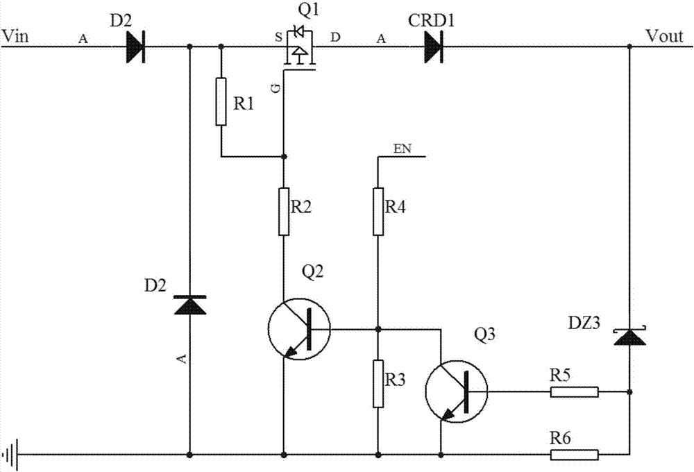 Super capacitor charging control circuit