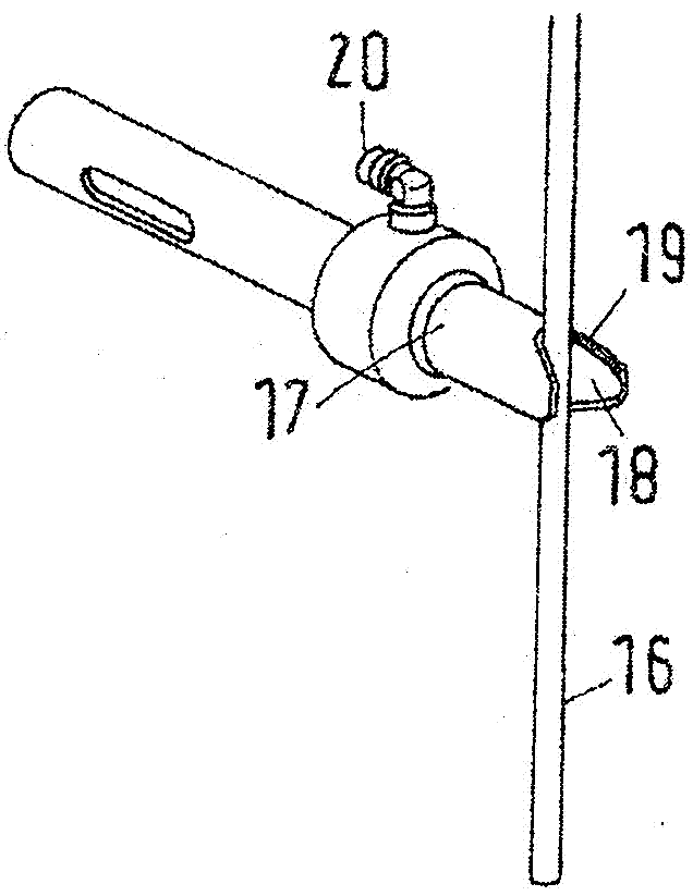 Knotting device and creel