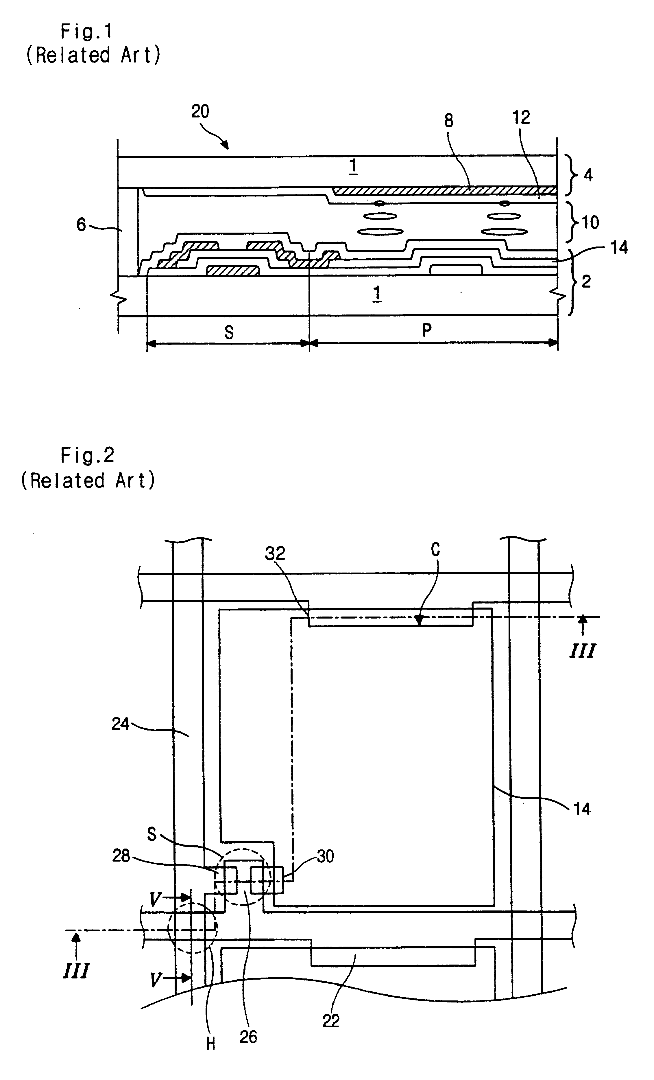 Array substrate for use in LCD device