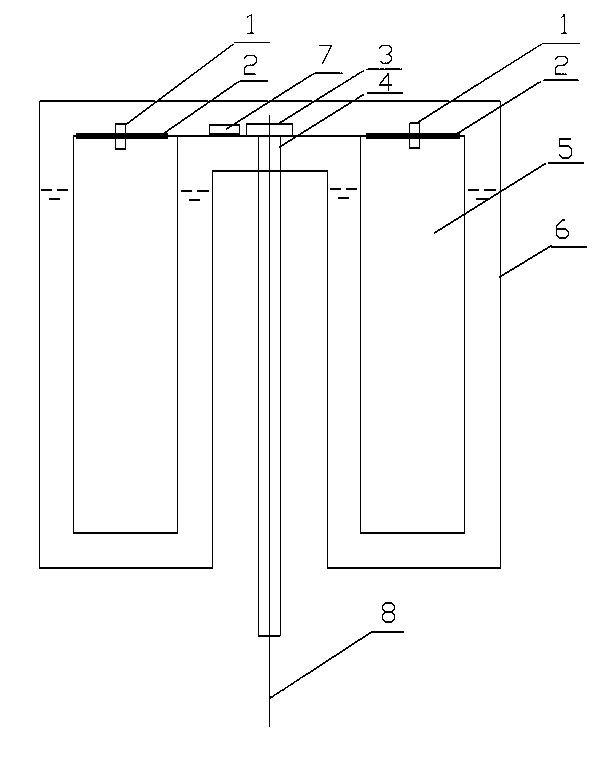 Drooping-down buoyancy leveling device
