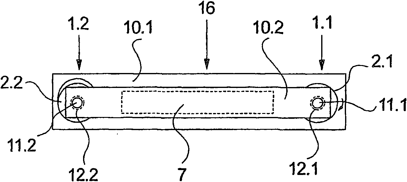 Device for removing and stretching multifilament threads