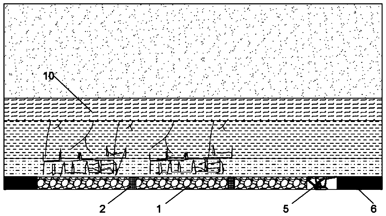 Method for reconstructing underground water storage space by coal mine solid filling and mining
