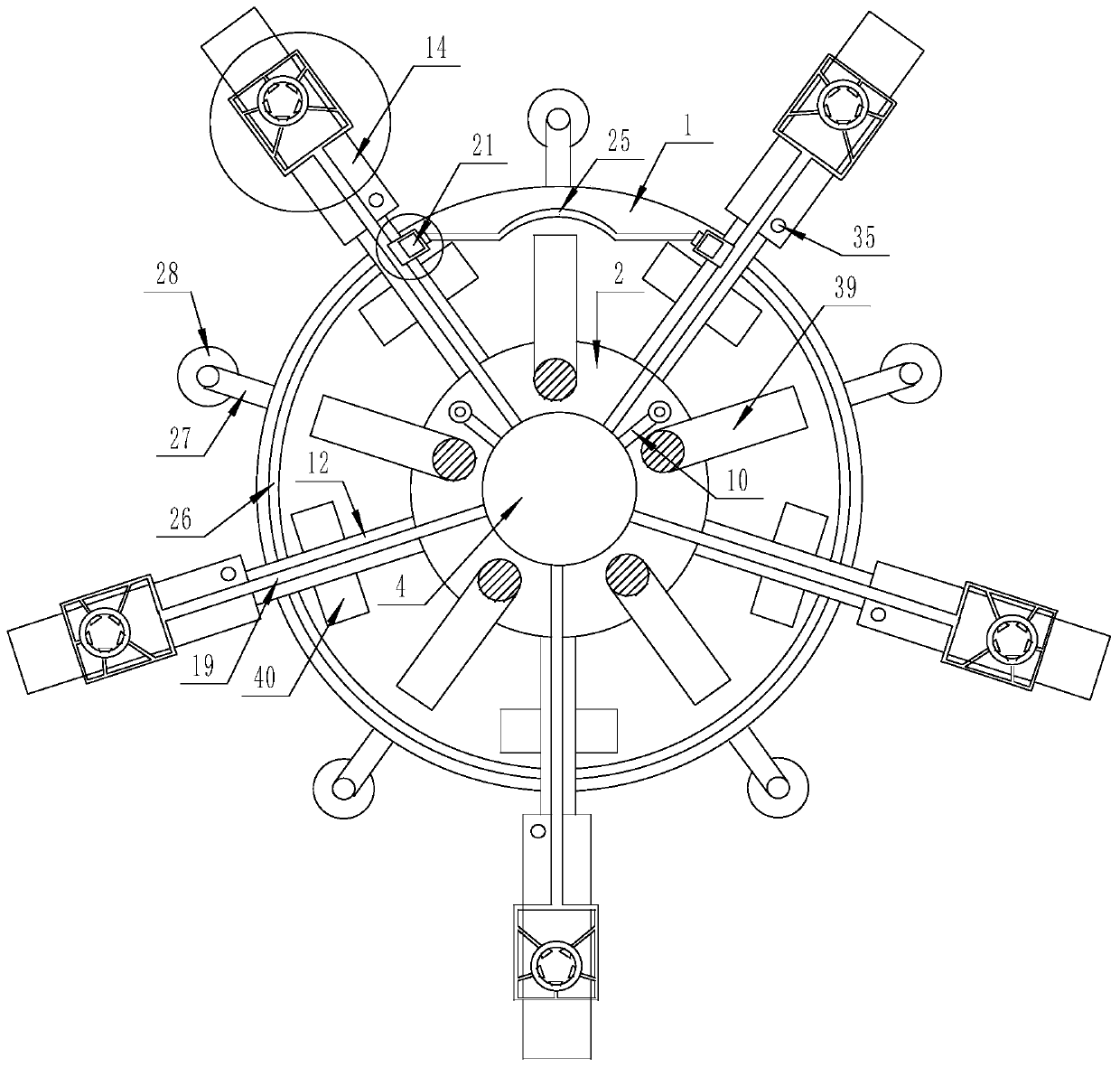 Oral foreign body receiving device used by multiple people