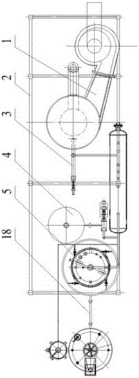 Process device for preparing hypersorber for volatile organic compound waste gas