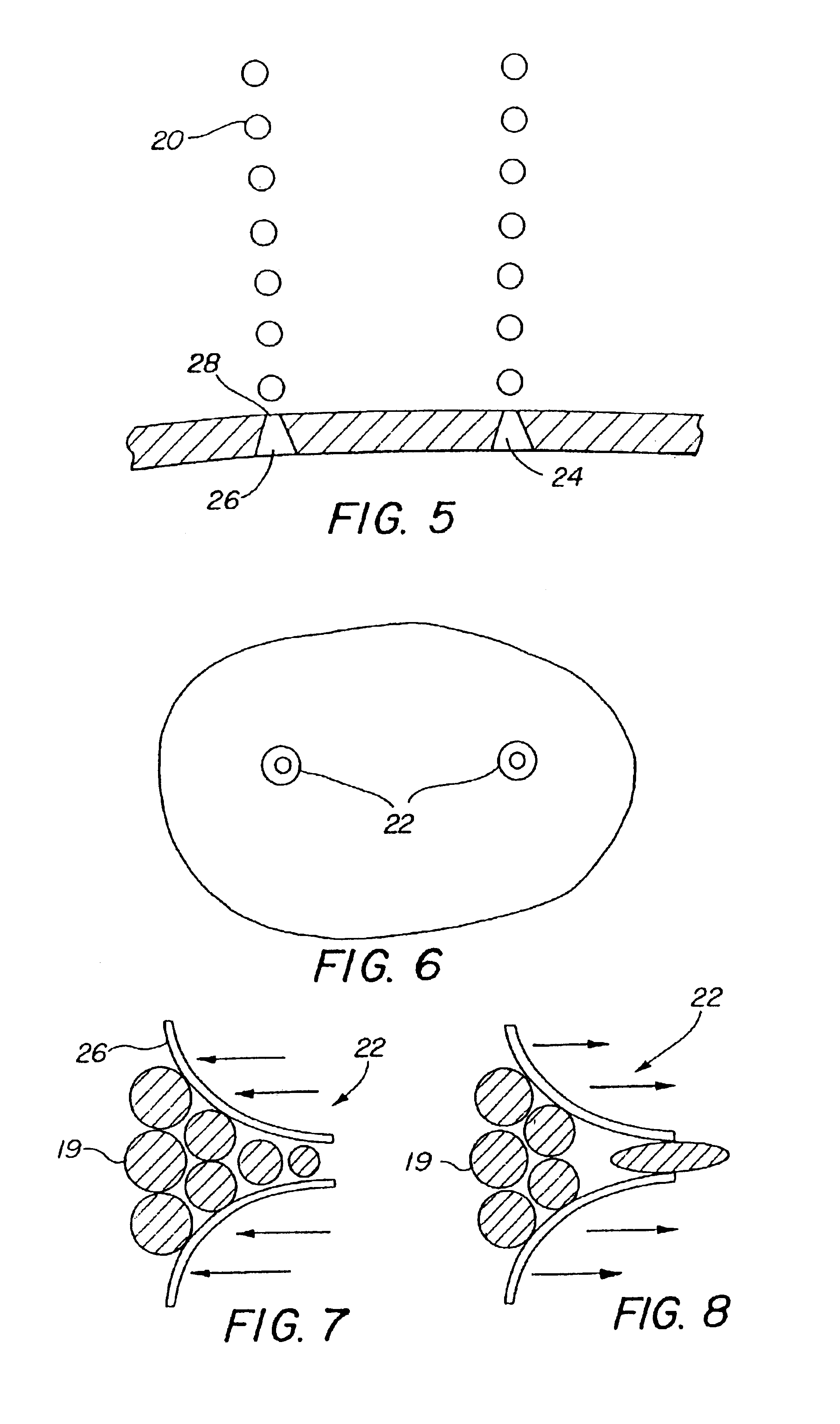 Droplet ejector with oscillating tapered aperture