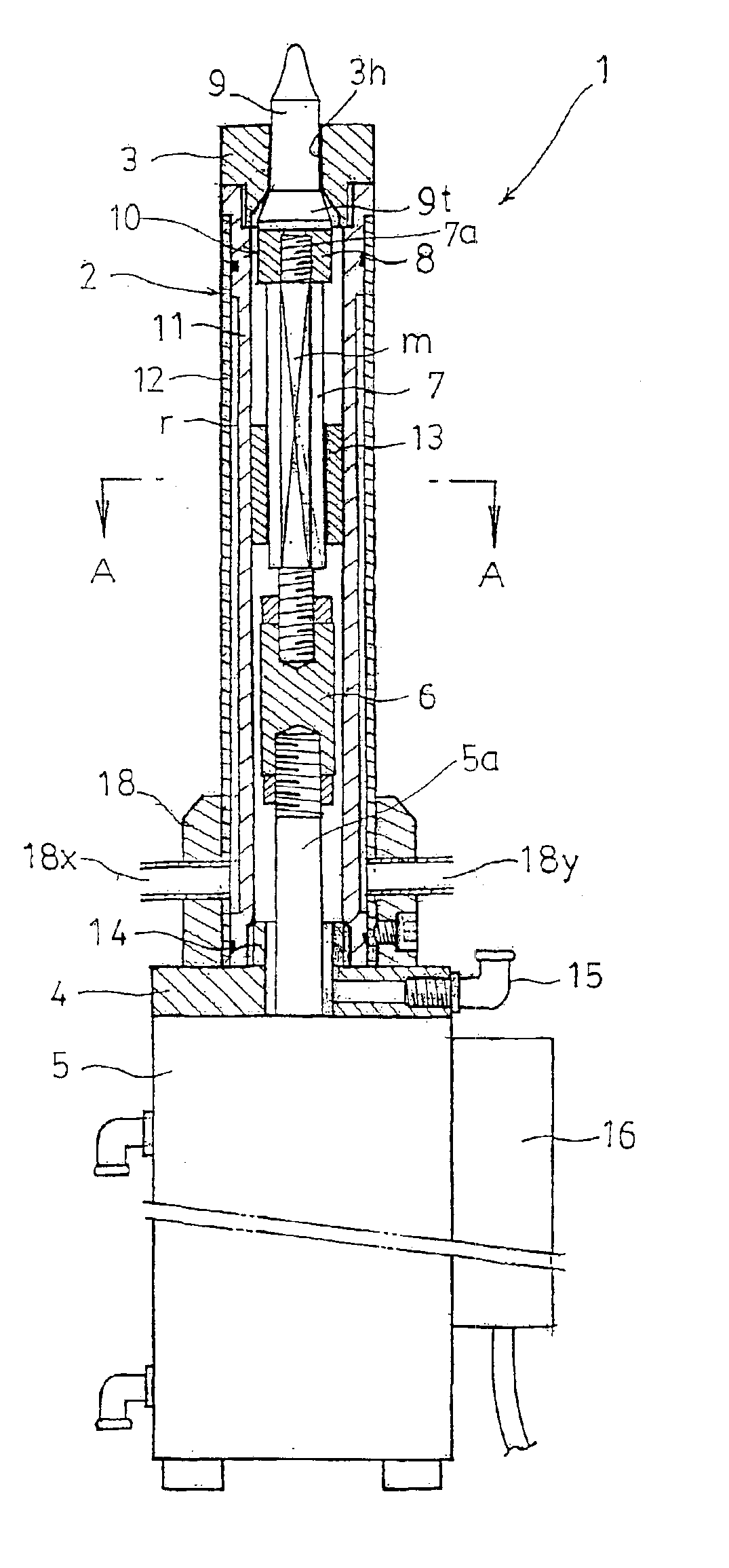 Device for welding