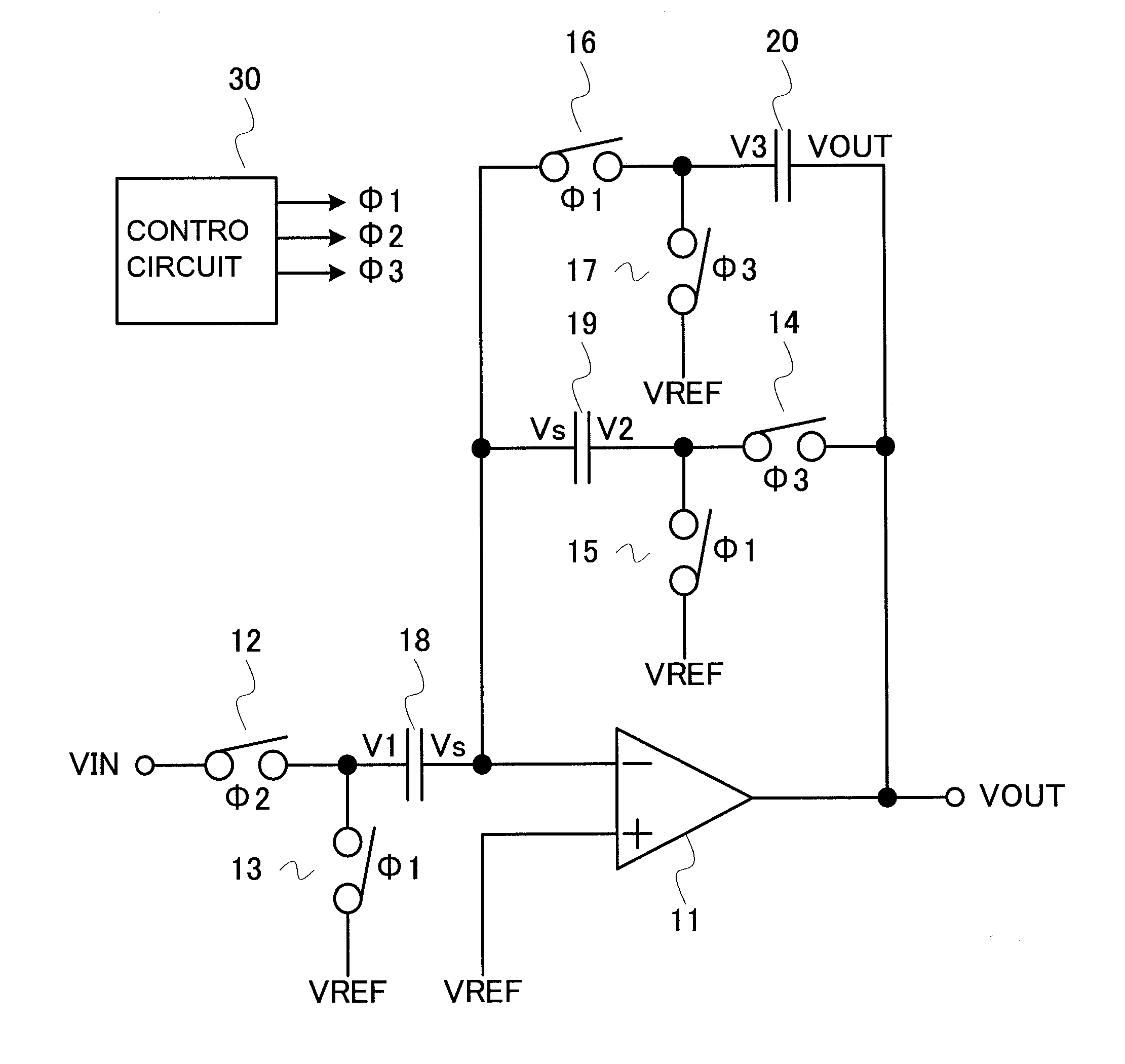 Switched capacitor amplifier
