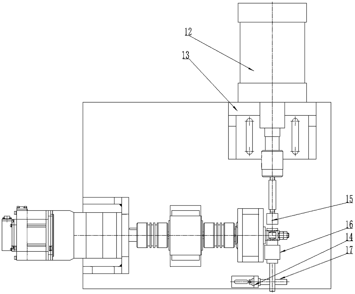 Measurement instrument for radial loading torque of bearing