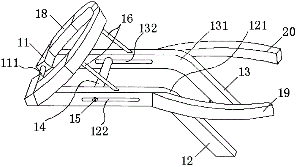 Training aiding device for standardizing actions of lower limbs of swimmer