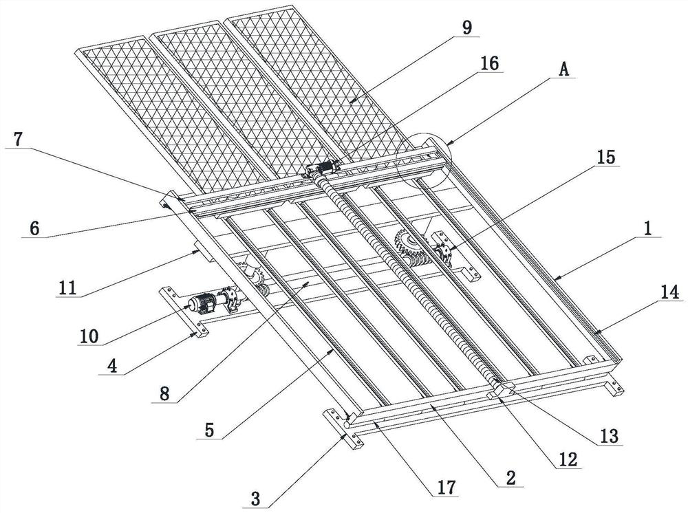 Intelligent roof photovoltaic panel and mounting structure thereof