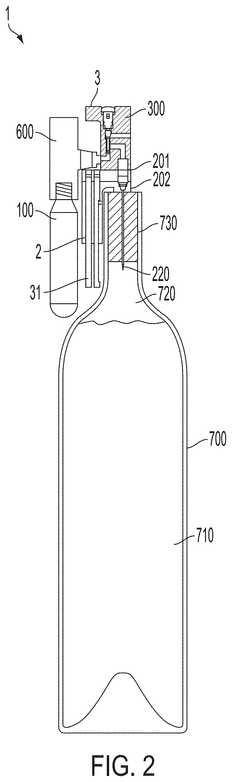 Needle with particle control for beverage dispensing