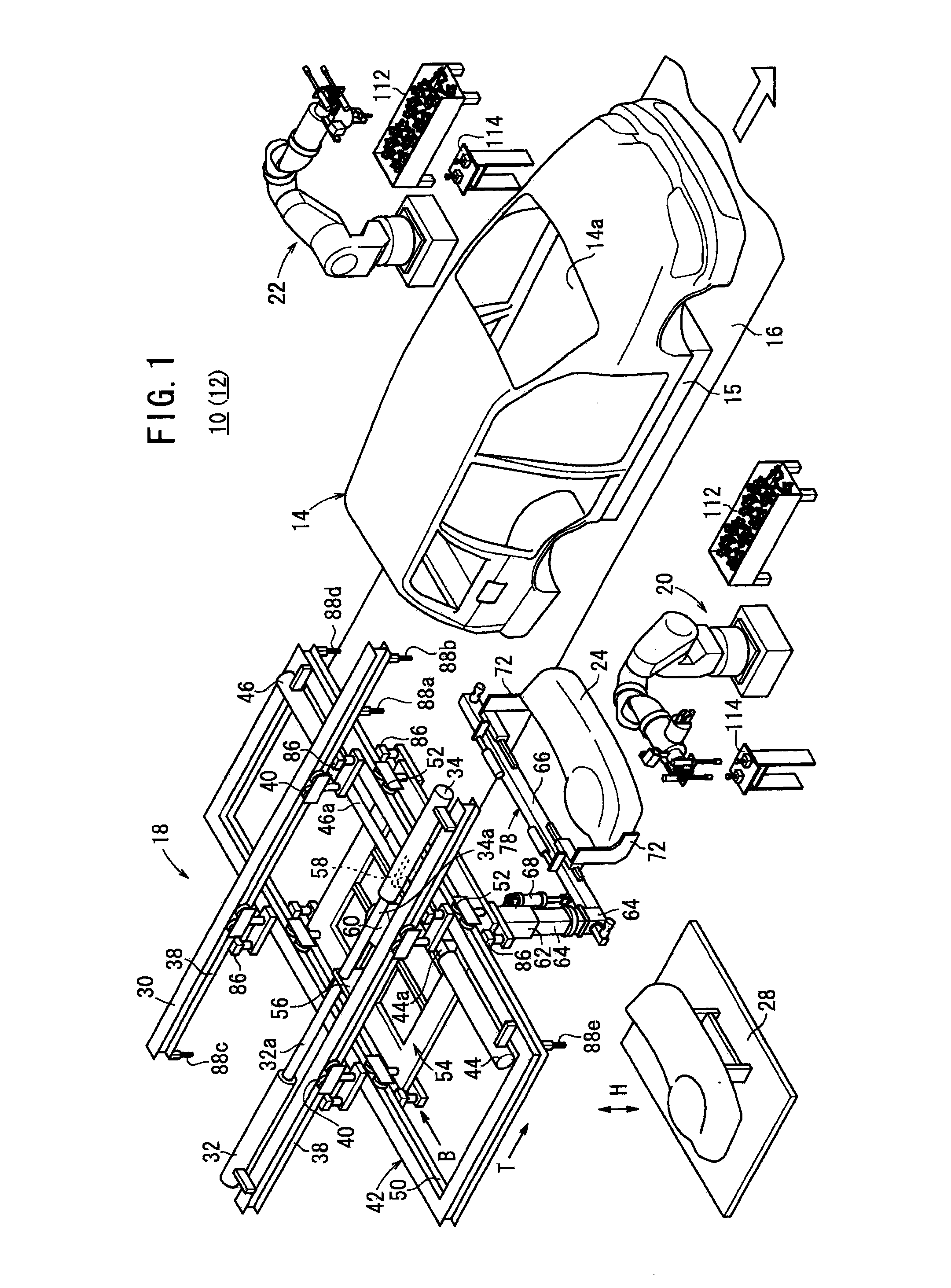Device and method for mounting vehicle instrument panel