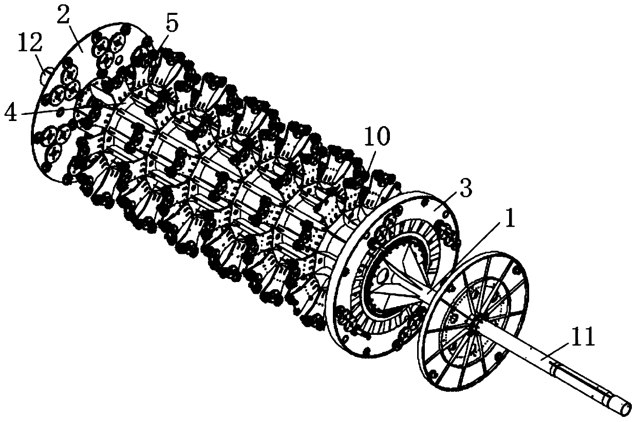 Cage type stranding machine convenient for wiring