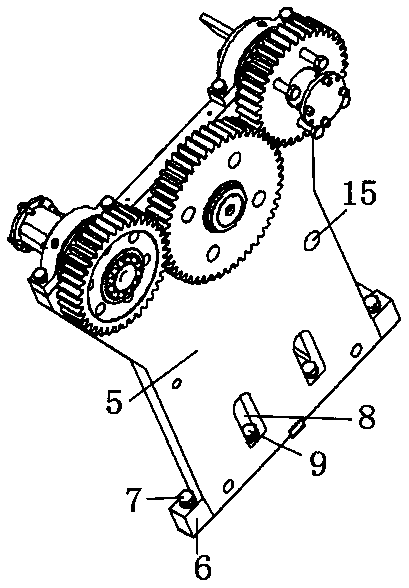 Cage type stranding machine convenient for wiring