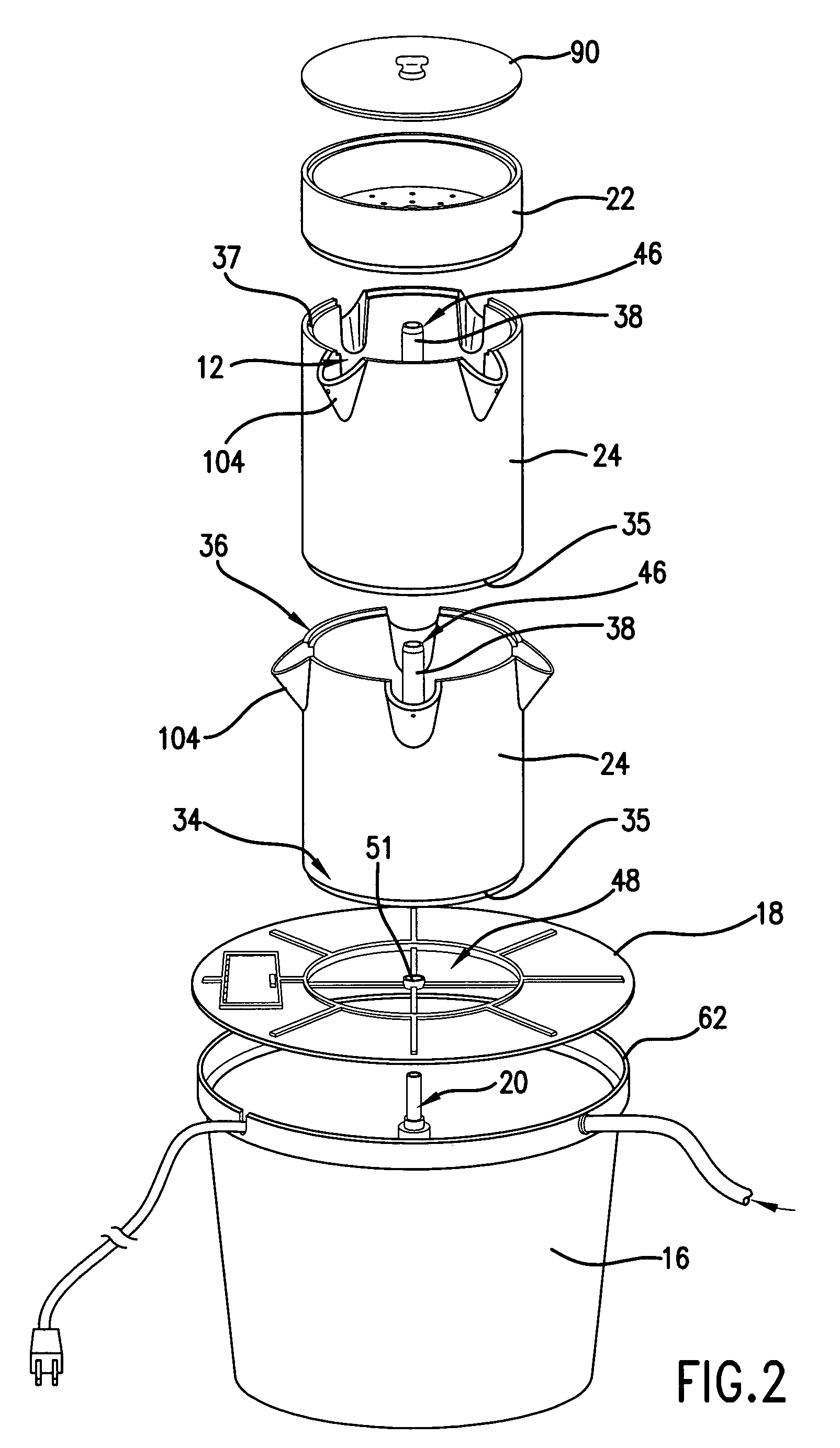 Hydroponic plant cultivating apparatus