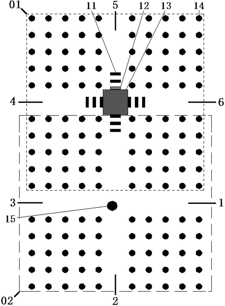 High-contrast photonic crystal or, nor and xor logic gate