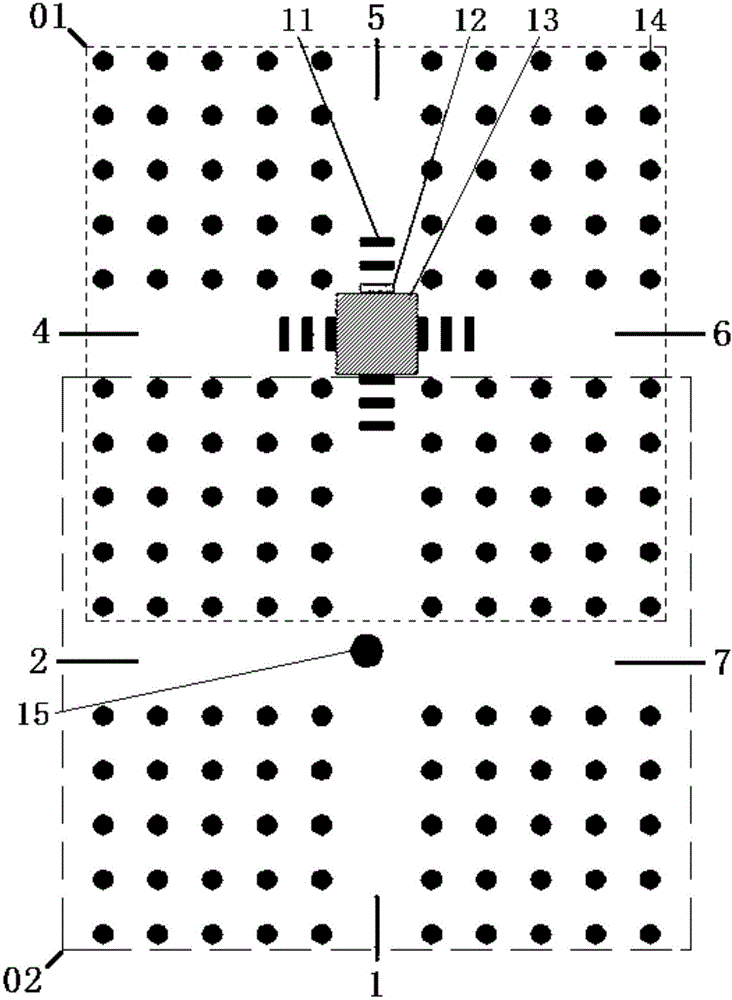 High-contrast photonic crystal or, nor and xor logic gate