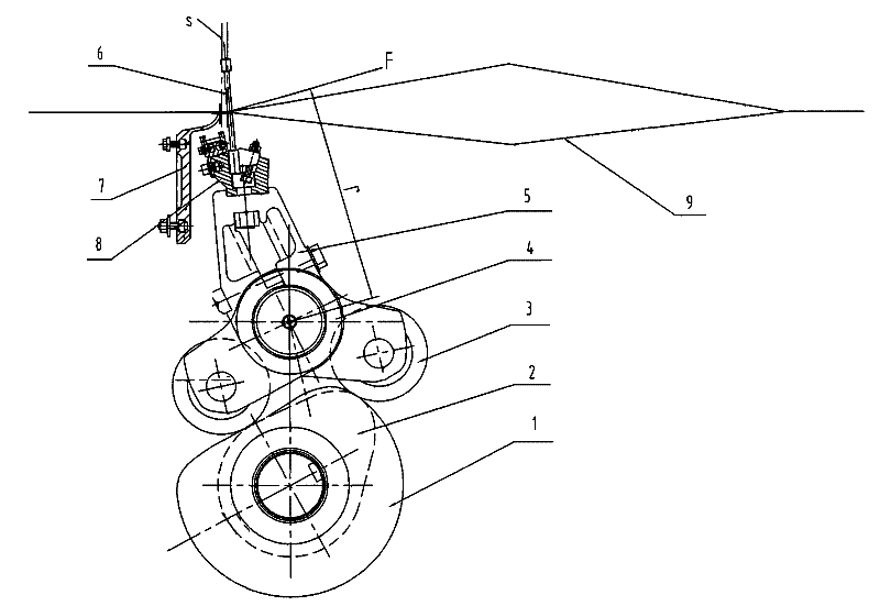 Non-inertial beating-up mechanism of weaving machine and sley motion method for implementing non-inertial beating-up