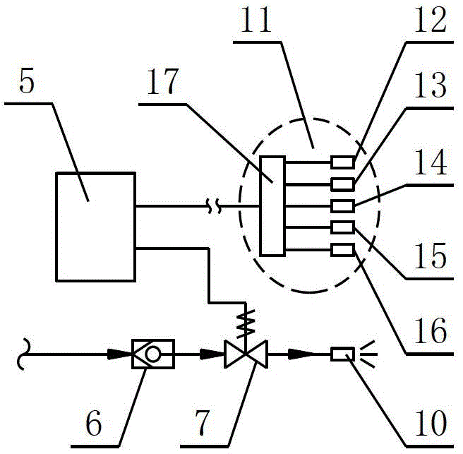 A system and a method for active fire extinguishing and explosion suppression in coal mine workplaces