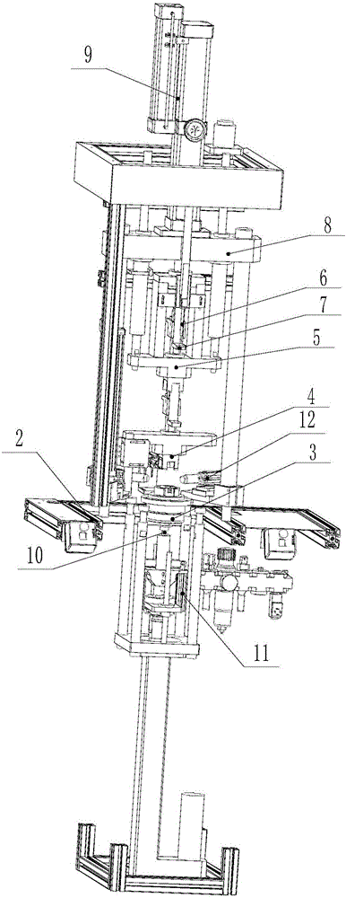 Axial clearance measuring apparatus of rotor of automobile cooling fan motor