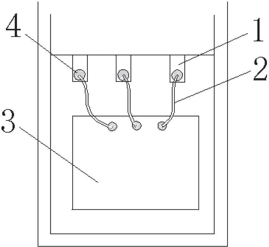 A circuit board and shell plug-in connection structure and connection method