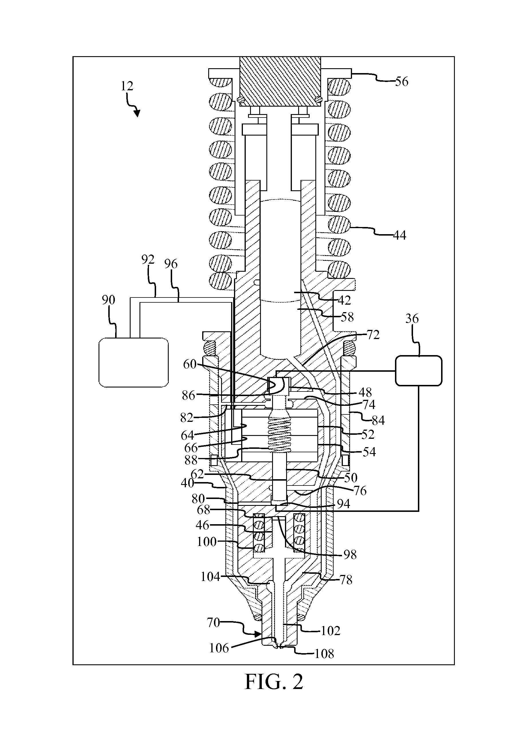 Method of controlling injection pressure level in unit injectors