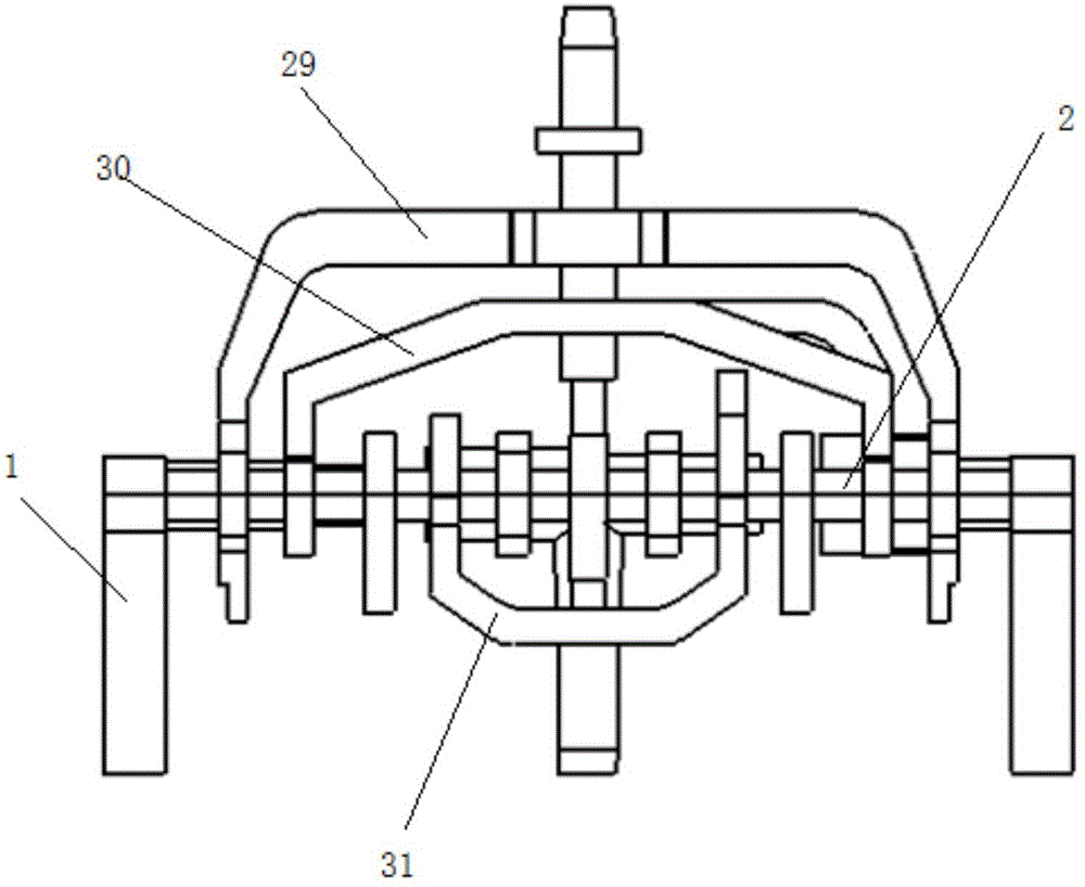 Large-duty loader hydraulic valve body casting mold and manufacturing method