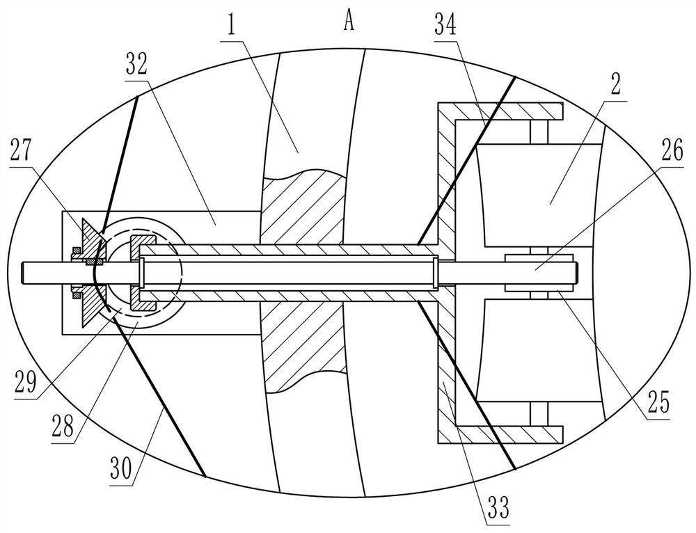 A bridge pier maintenance device