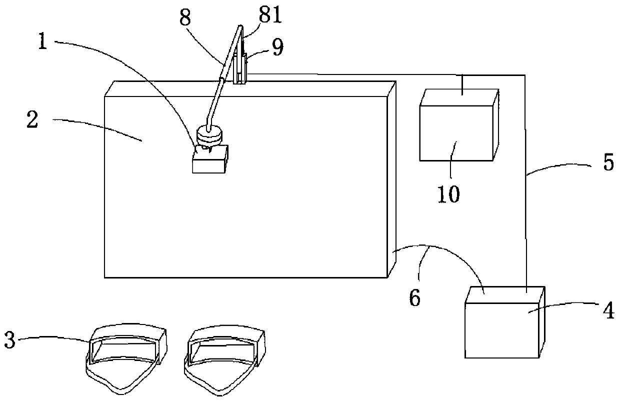 Three-dimensional teaching system and method based on virtual reality technology