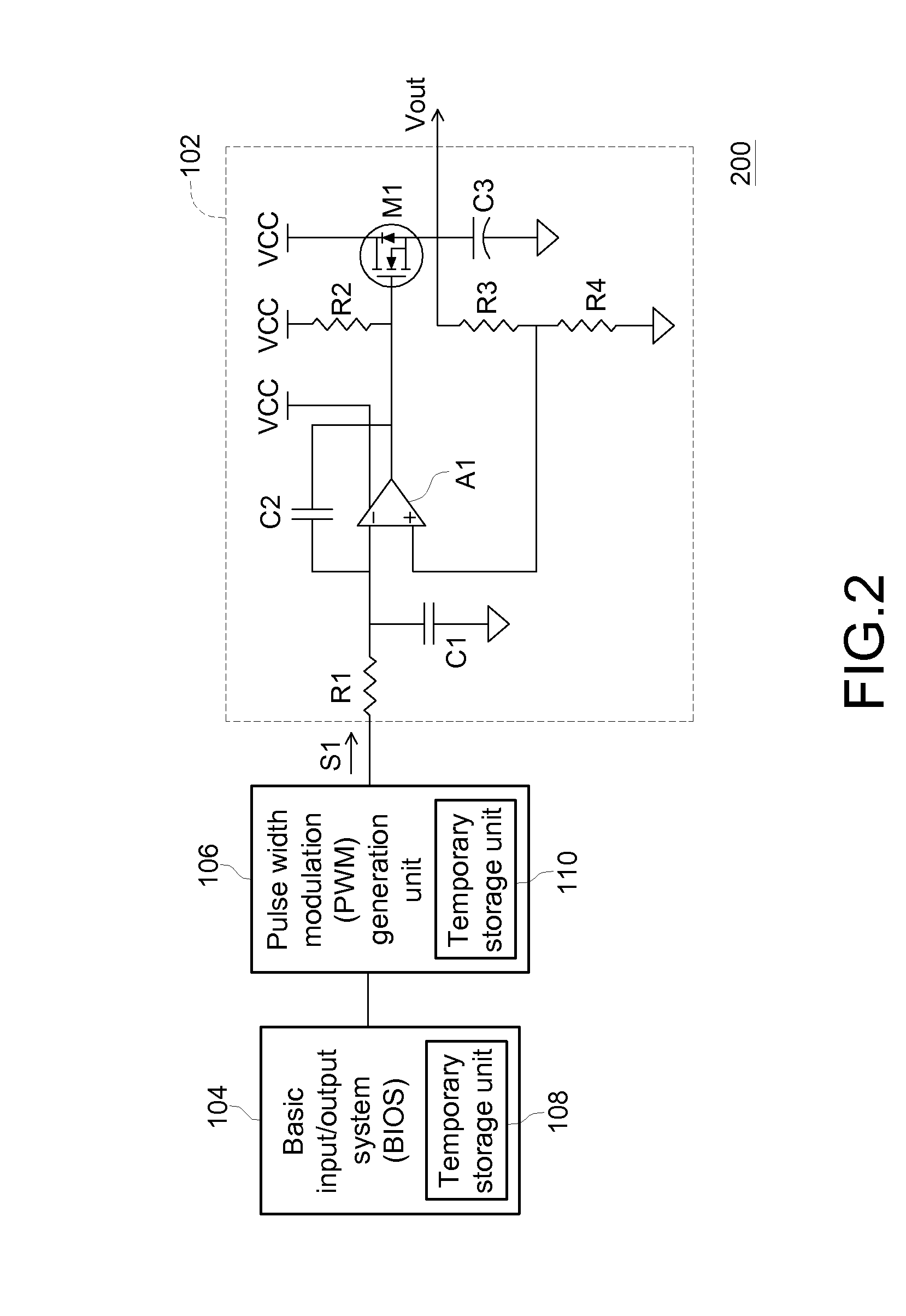 Adjustable voltage output device and adjustment method of operating voltage