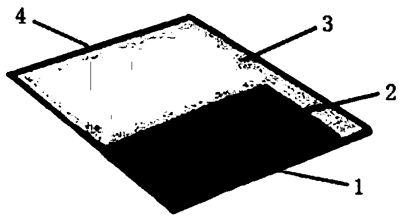 Dry chemistry hydrogen peroxide detecting method based on heme hexapeptide