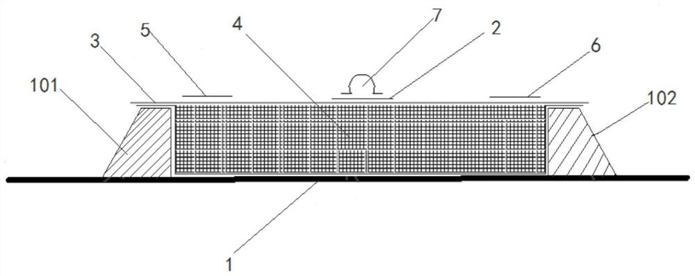 Wind turbine blade main beam pouring method and pouring system