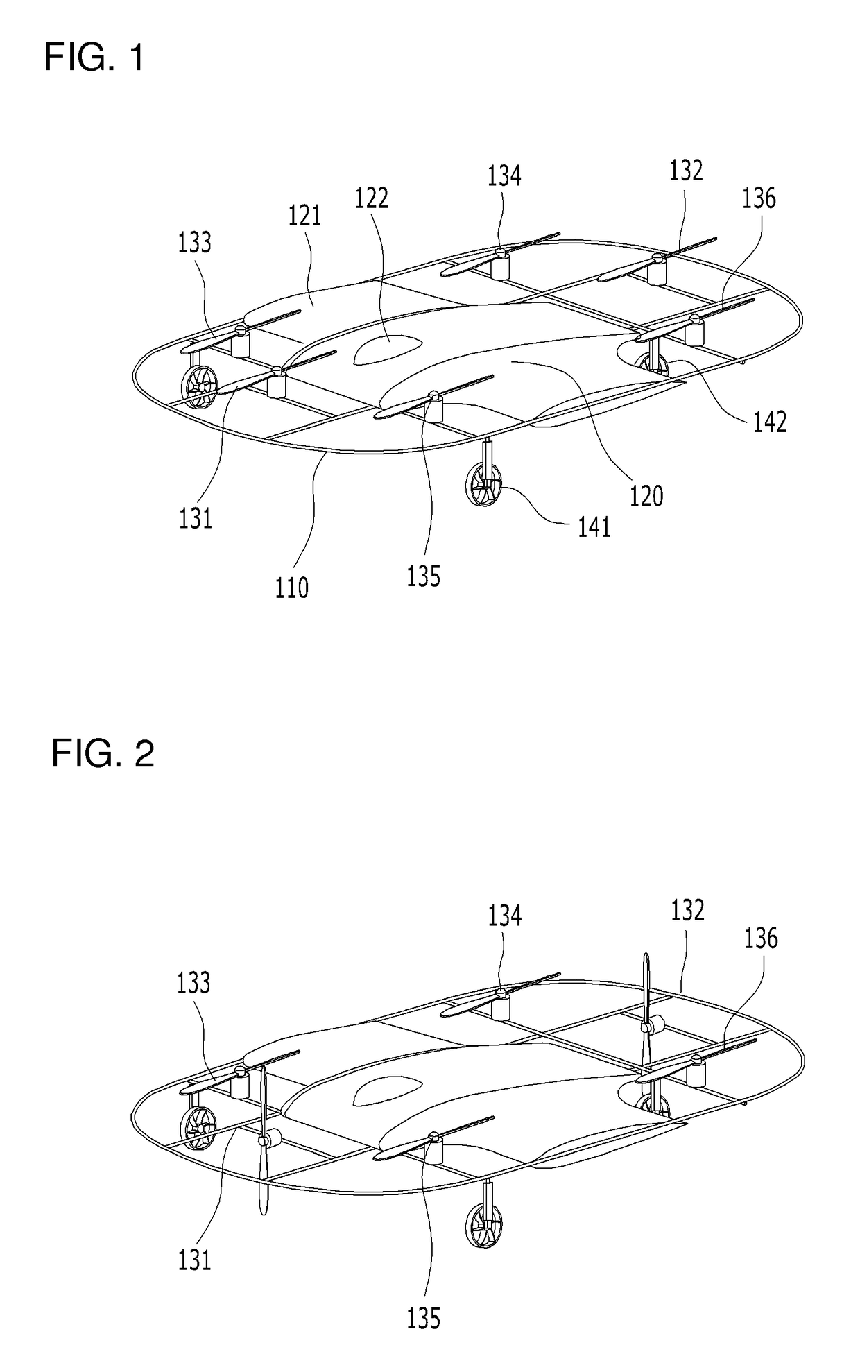 Multi-stage tilting and multi-rotor flying car