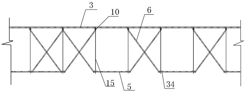 Reinforced old large-span steel-wood roof truss system and construction method thereof