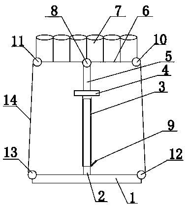 Rotary lifting type printing ink conveying plate tank device