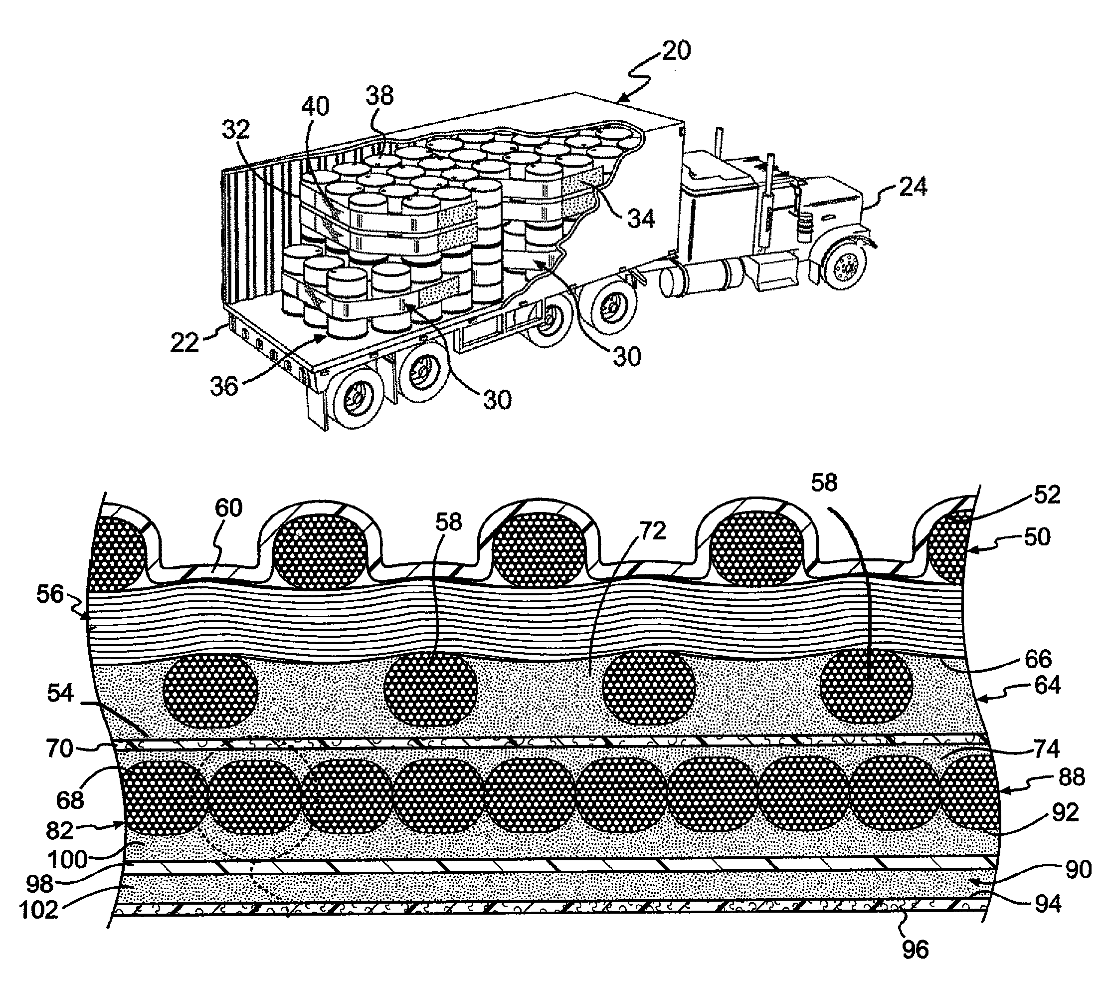 Cross-weave cargo restraint system and method