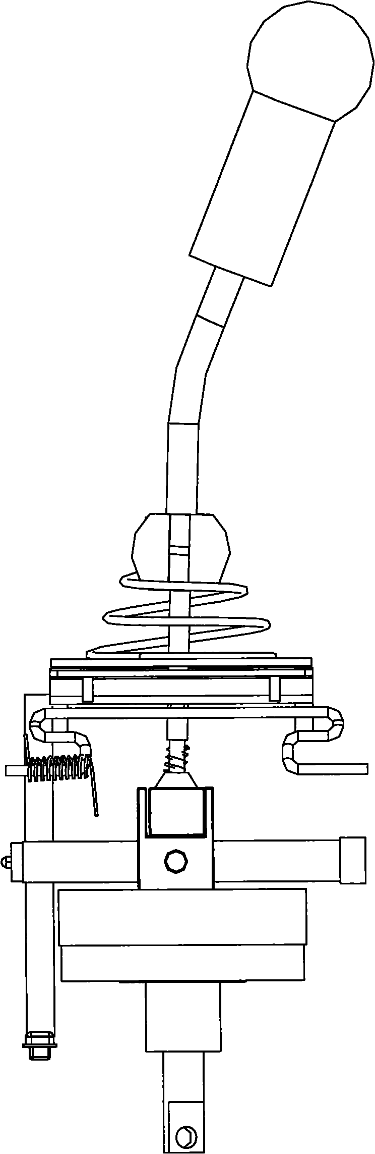 Speed changer simulation device and automobile simulated driving system