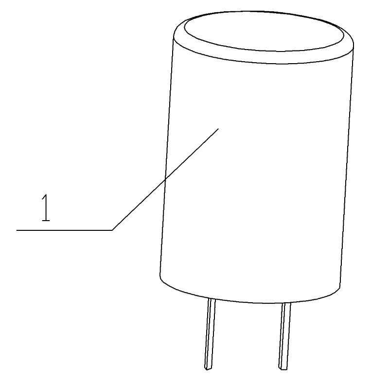 Detachable structure of bus electrolytic capacitor of photovoltaic inverter