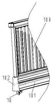 Lifting supporting wheel assembly and cantilever sliding door