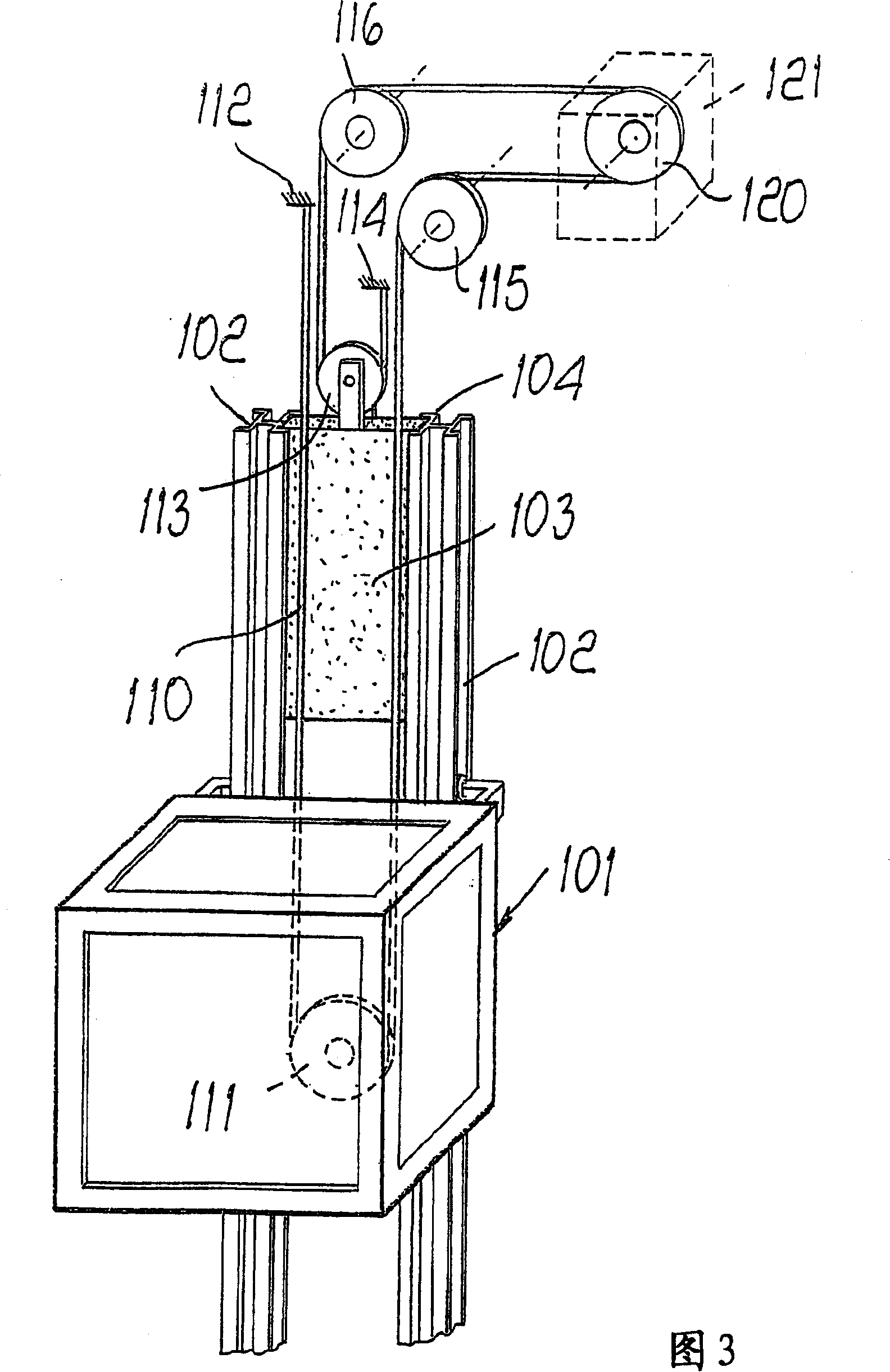 Machine-room-less traction sheave elevator