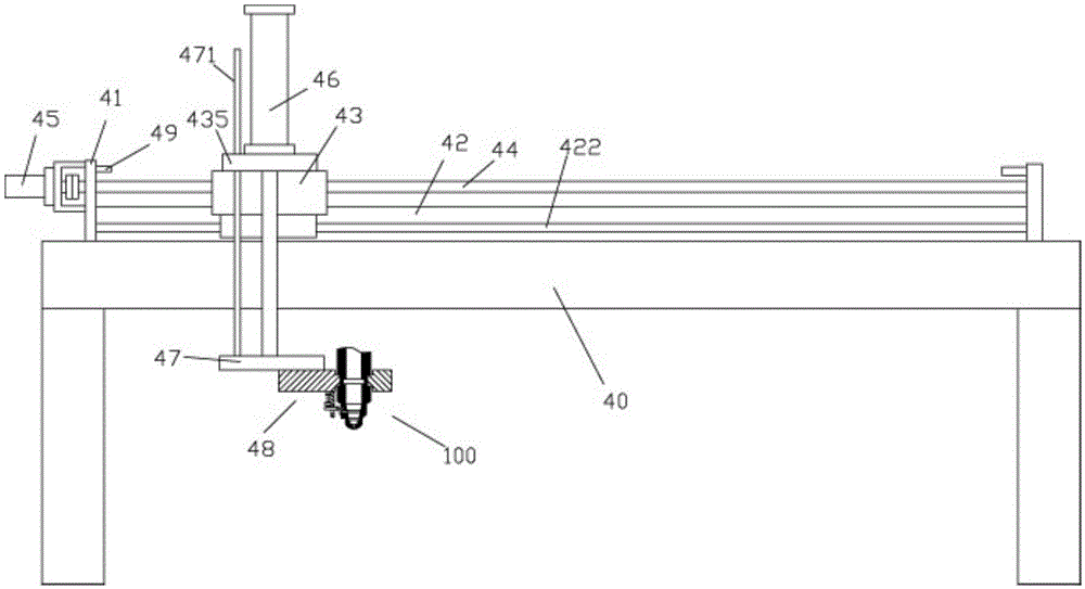 Door-shaped movable spraying equipment