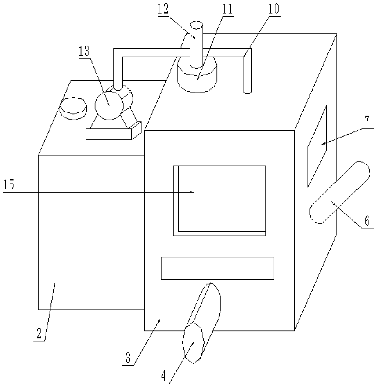 Movable dust collection device for electromechanical machining