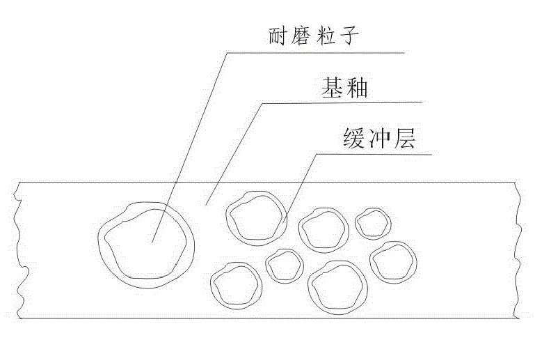 High wear resistance in-glaze decoration ceramic brick and preparation method thereof