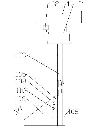 Program-controlled hydraulic automatic transporting and stacking device