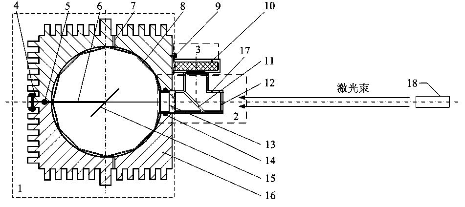 Device and method for receiving and converting laser into electric energy output