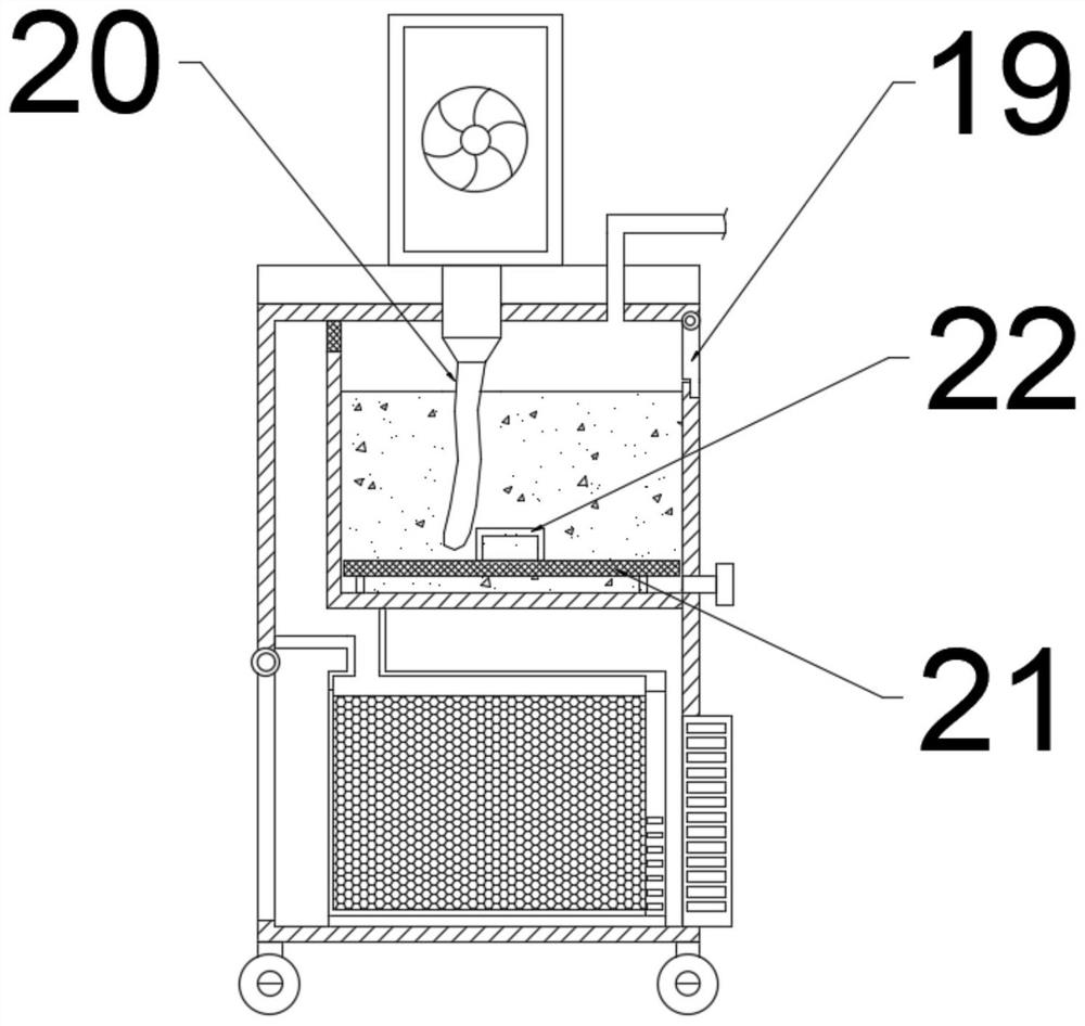 Odor removing device of textile equipment
