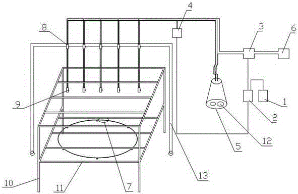 A lead-acid battery plate humidification device