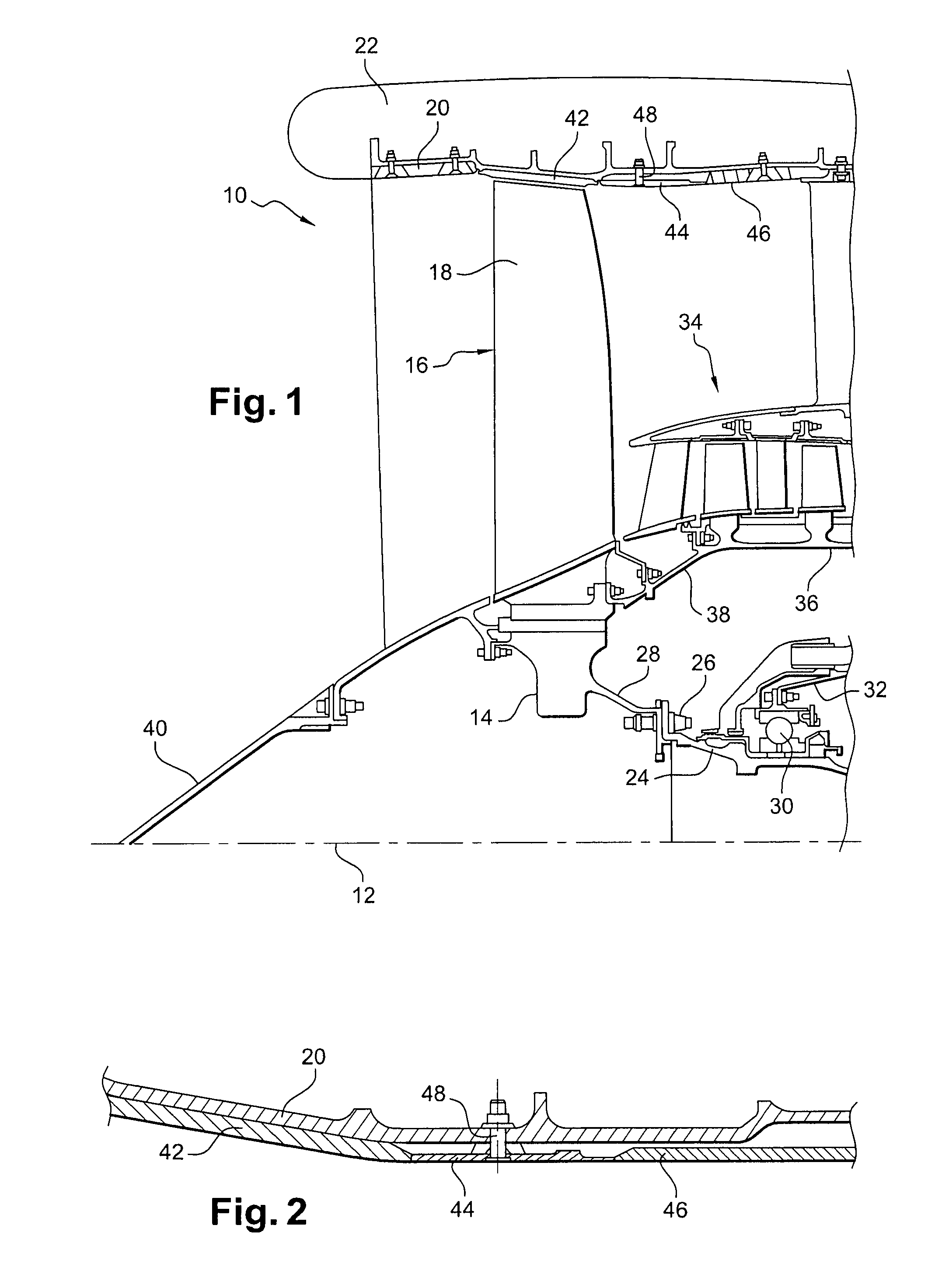 Panel for supporting abradable material in a turbomachine
