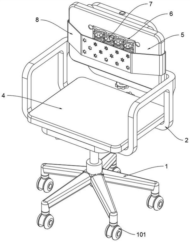 Child health-care chair convenient to adjust